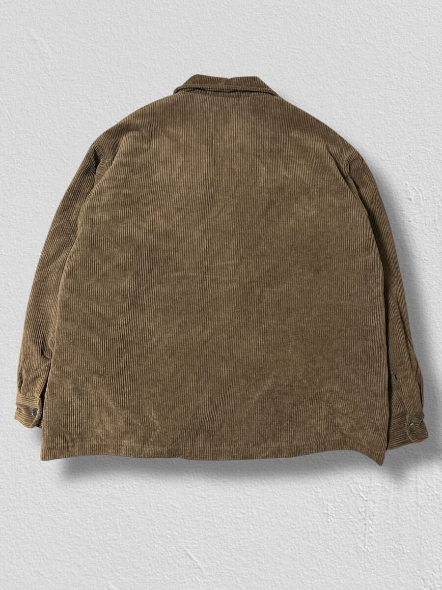 niko and… 中綿入りコーデュロイジャケット L ブラウン系 ●洗濯プレス済● ニコアンド キルティング裏地 コーデュロイ 冬 古着/828_画像9