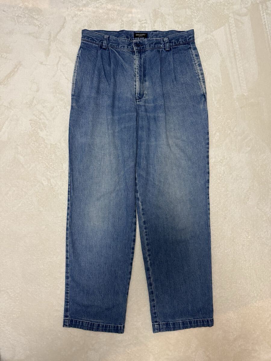 リーバイス ドッカーズ ２タック デニム デニムトラウザー オールド 旧タグ Levi's DOCKERS 34inc _画像1