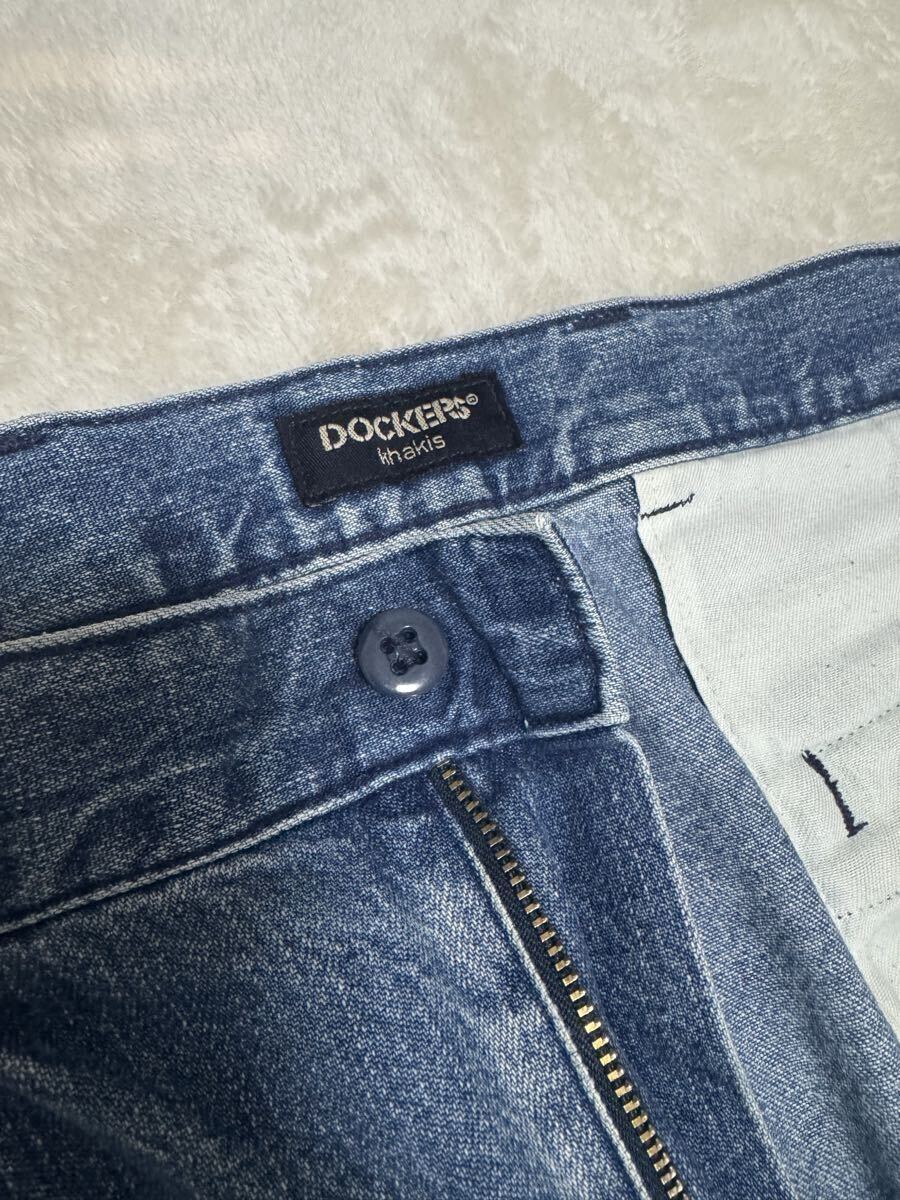 リーバイス ドッカーズ ２タック デニム デニムトラウザー オールド 旧タグ Levi's DOCKERS 34inc _画像3