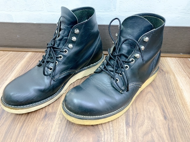 レッドウイング REDWING 8165 ? 刺繍羽タグ 羽タグ ブラック 黒 現状品_画像3