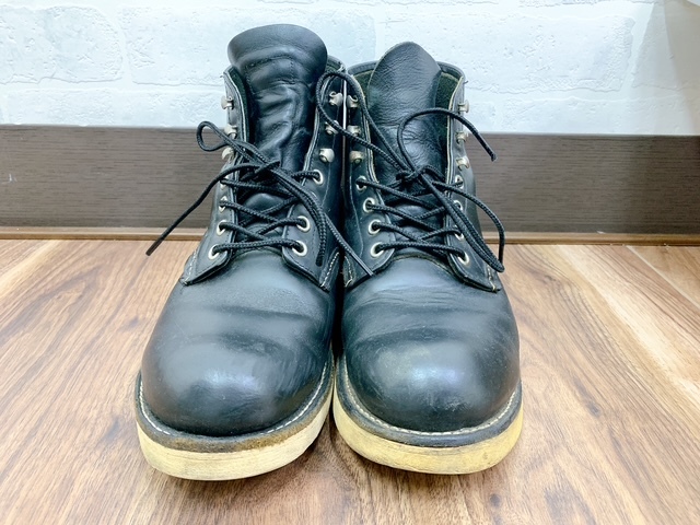 レッドウイング REDWING 8165 ? 刺繍羽タグ 羽タグ ブラック 黒 現状品_画像2