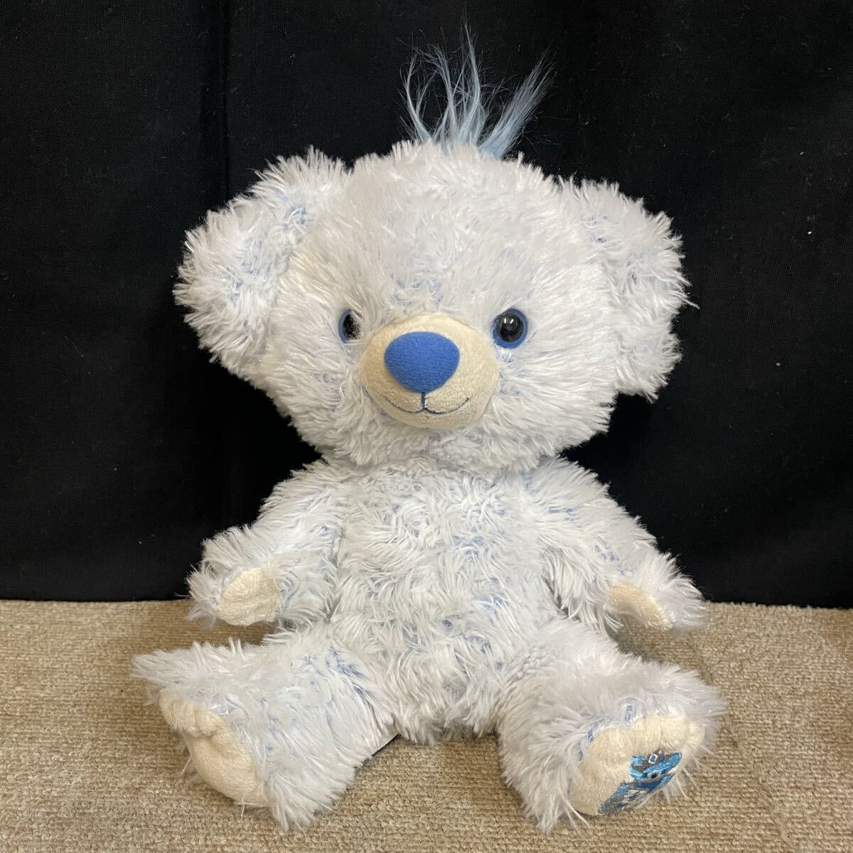 E765 R■ Disney ディズニー ぬいぐるみ ユニバベアシティ ブルー_画像1