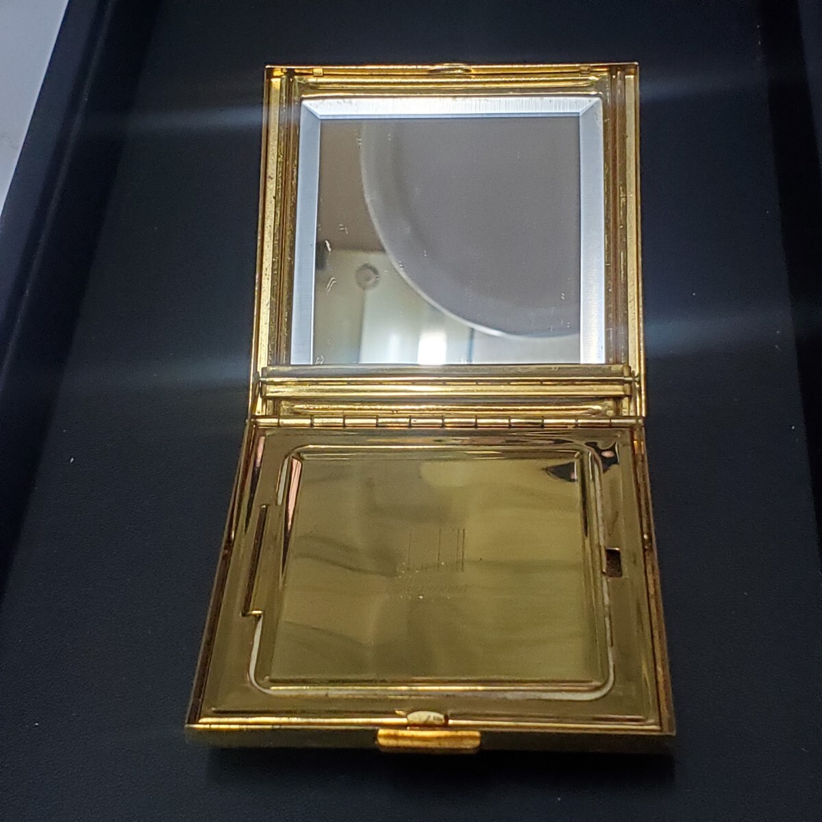 ★dunhillダンヒル★ クロコダイル コンパクト_画像4