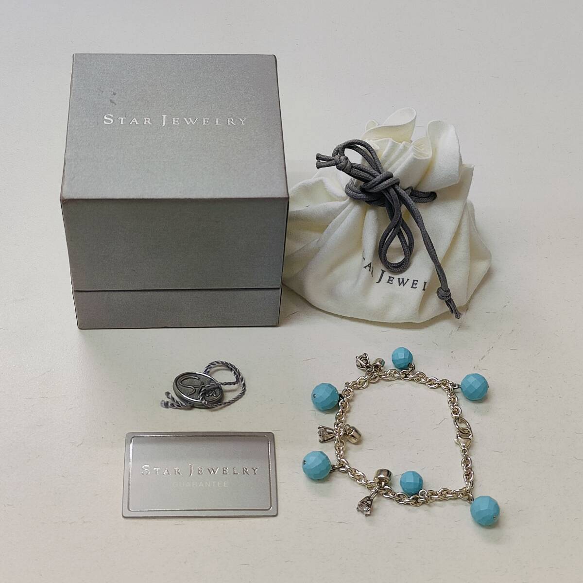 STAR JEWELRY　スタージュエリー　925刻印　ブレスレット_画像1