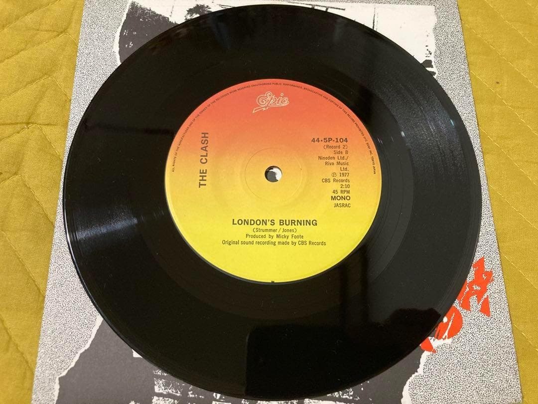 CLASH 7インチ punk powerpop パンク天国_画像4