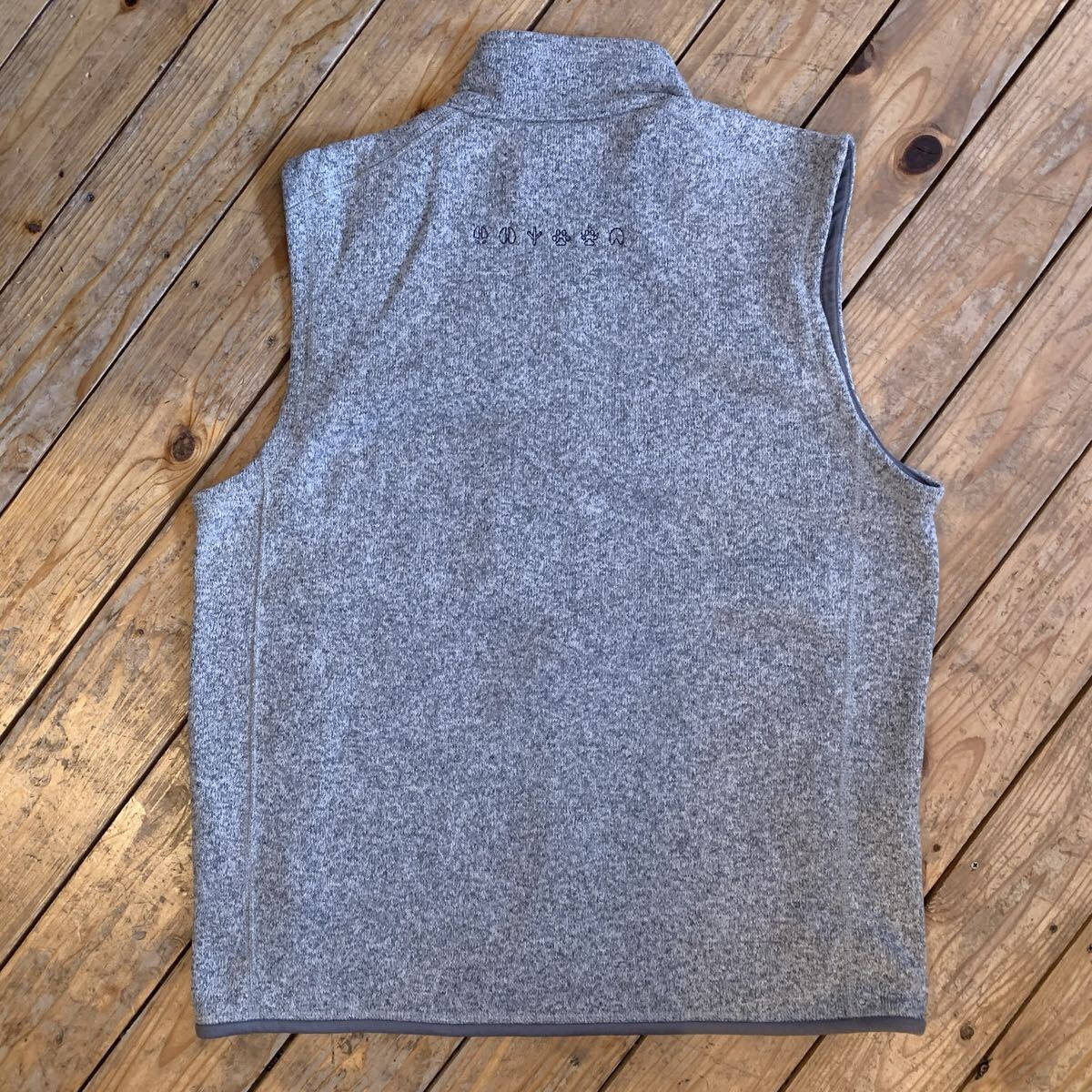 новый товар Patagonia Patagonia бойцовая рыбка - свитер флис лучший мужской L размер серый уличный полный Zip с биркой не использовался товар J4274