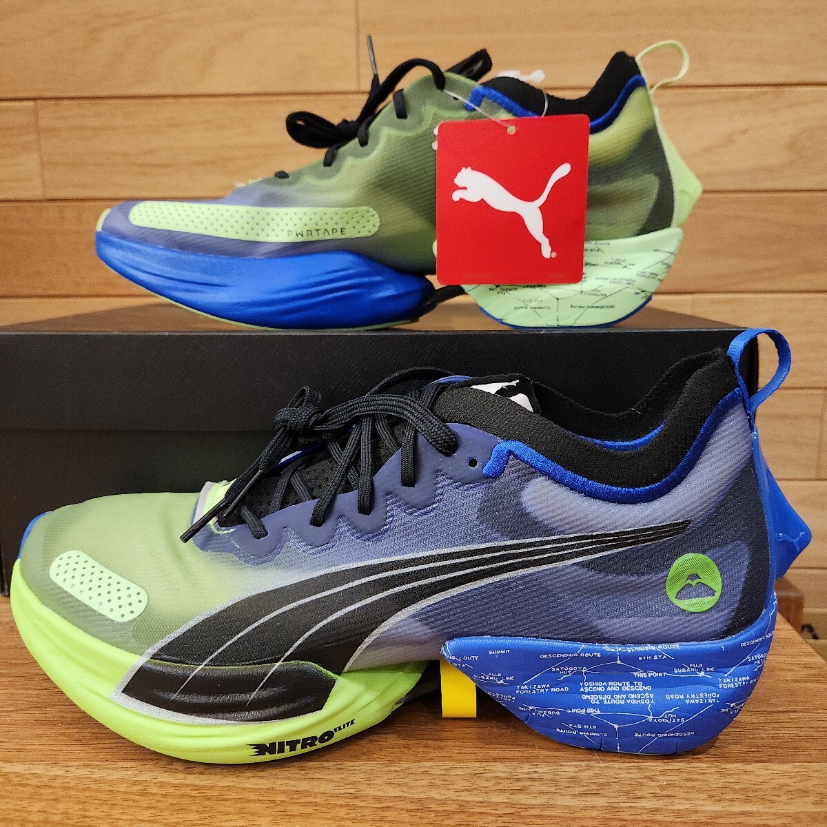 売り切り! 25.5cm 新品正規品 プーマ(PUMA) ランニングシューズ Fast-R ニトロ エリート Ekiden 378725 01 レーシング用 厚底 駅伝_画像1