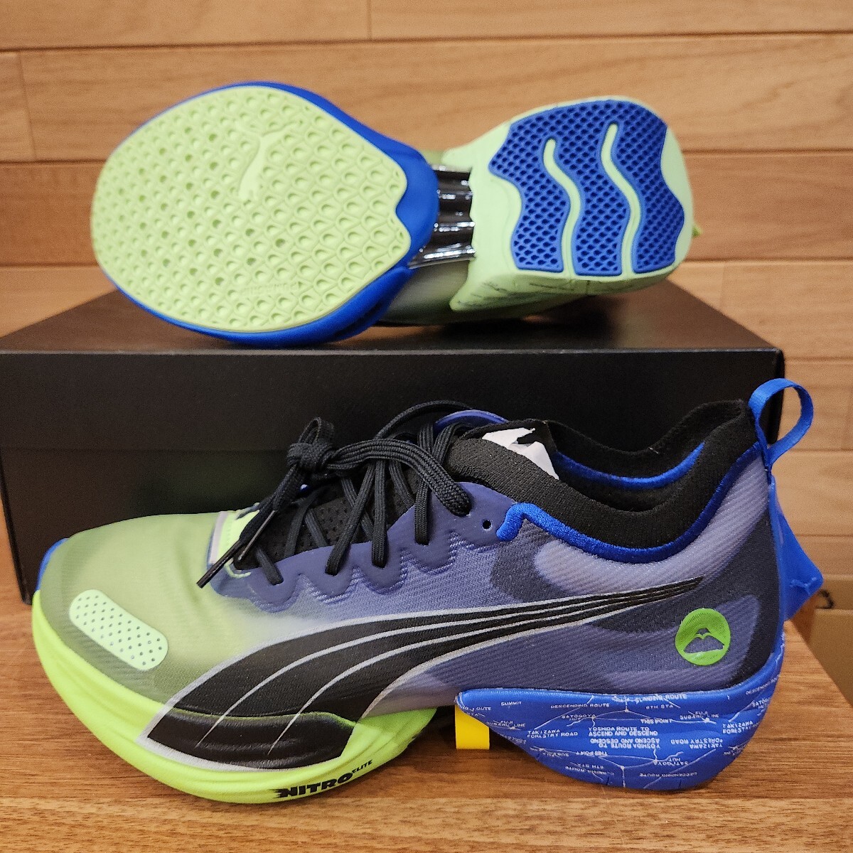 売り切り! 25.5cm 新品正規品 プーマ(PUMA) ランニングシューズ Fast-R ニトロ エリート Ekiden 378725 01 レーシング用 厚底 駅伝_画像2