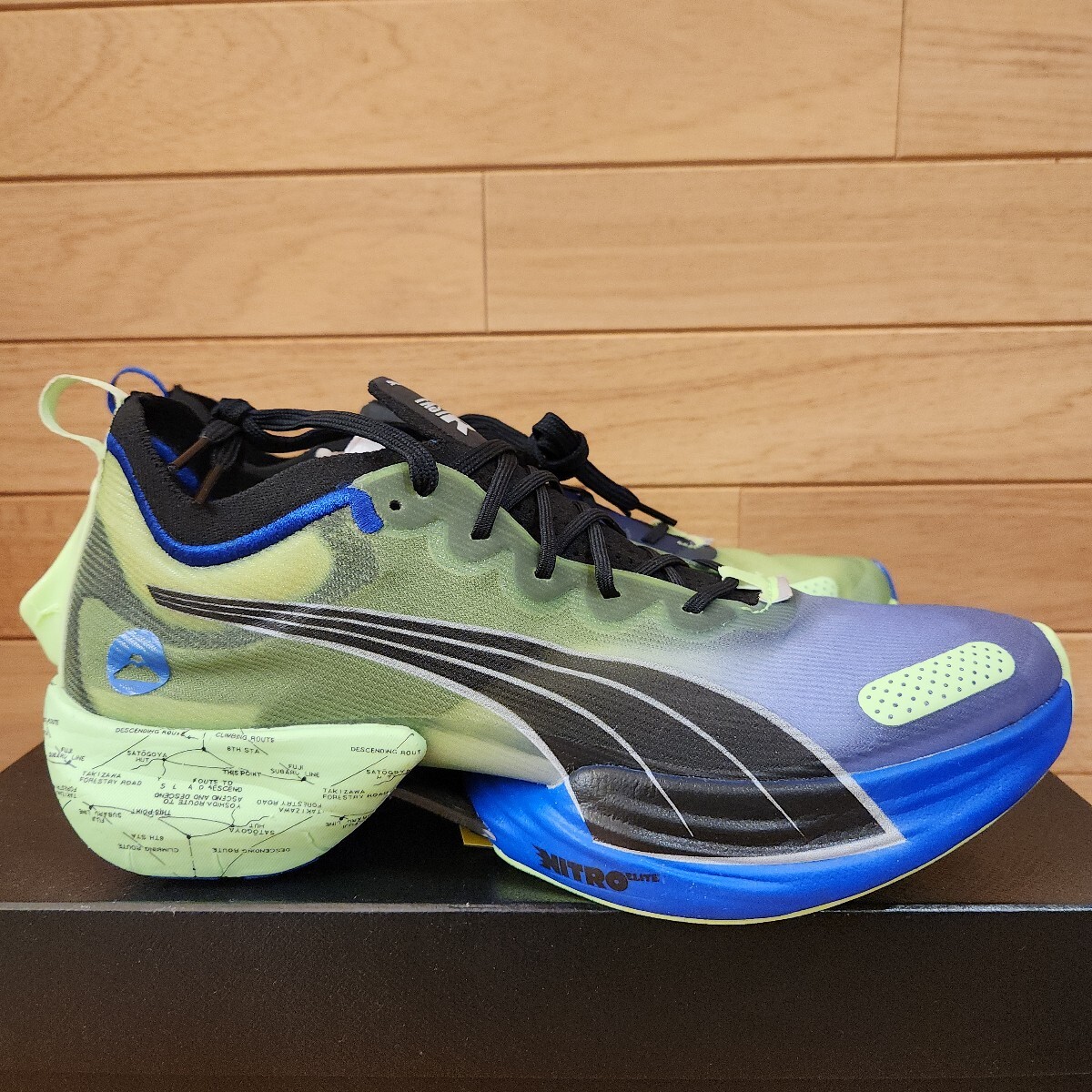 売り切り! 25.5cm 新品正規品 プーマ(PUMA) ランニングシューズ Fast-R ニトロ エリート Ekiden 378725 01 レーシング用 厚底 駅伝_画像6