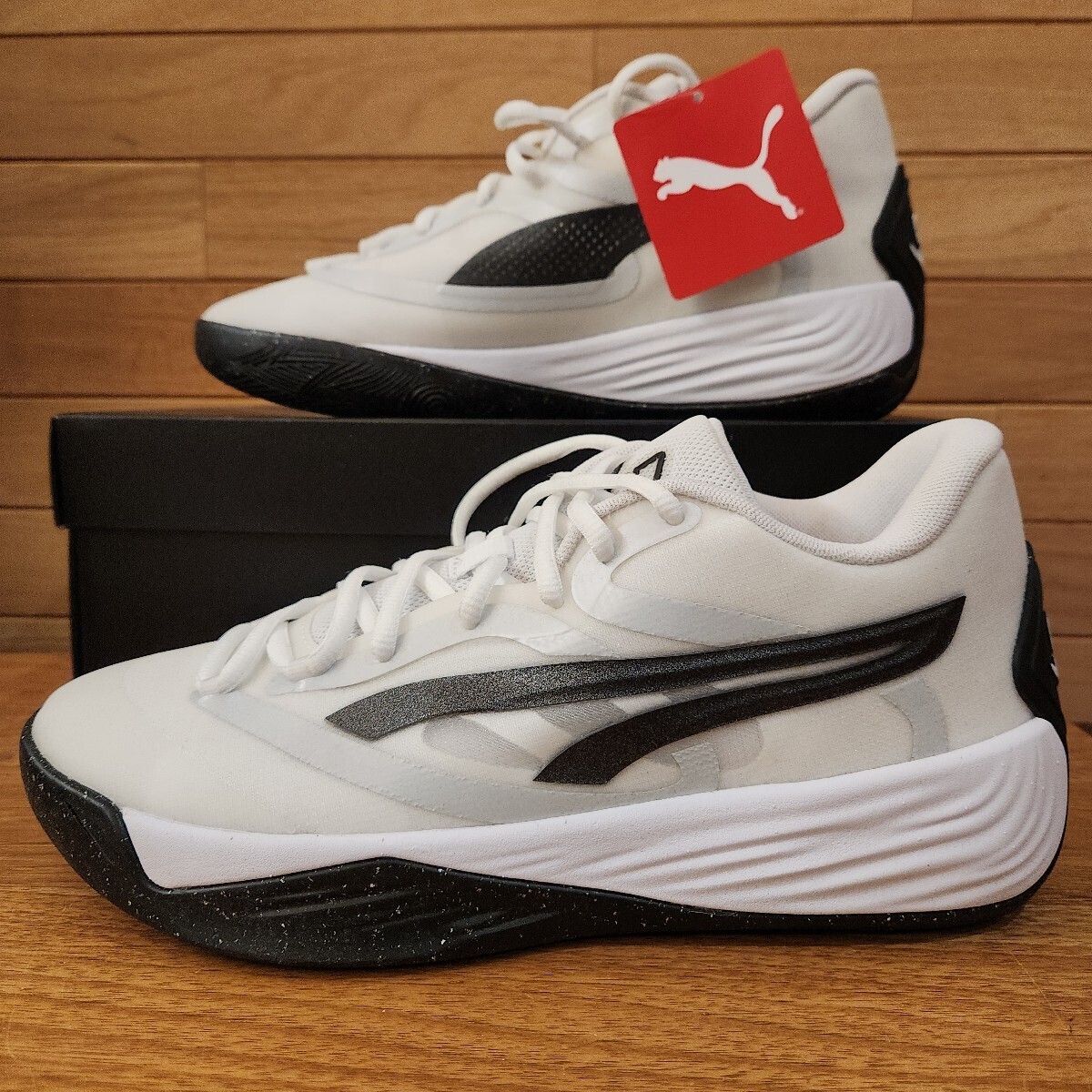 26cm 新品正規品 プーマ(PUMA) STEWIE 2 TEAM ステューウィー2 チーム 379082 メンズ バッシュ ホワイト×ブラック ブレアナ ステュワート_画像1