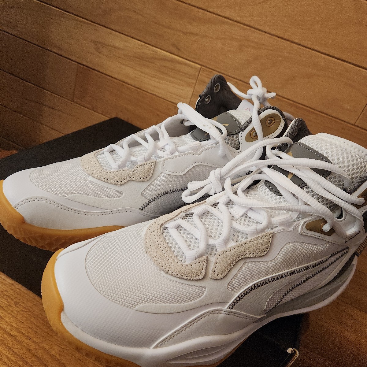 26cm 新品正規品 プーマ Playmaker Pro Mid Trophies プレイメーカー プロ ミッド トロフィー 379019 メンズ シューズ バッシュ PUMA_画像6