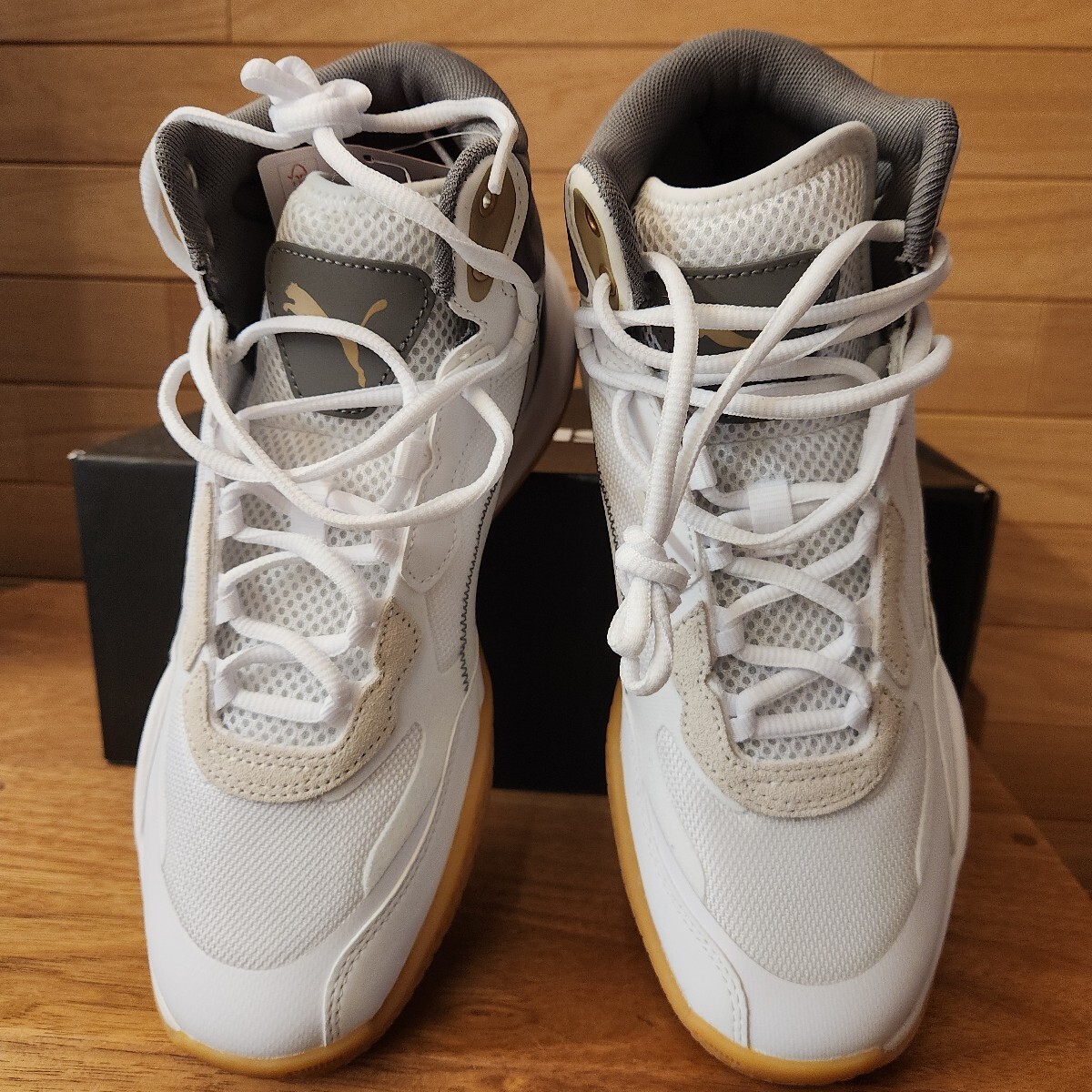 26cm 新品正規品 プーマ Playmaker Pro Mid Trophies プレイメーカー プロ ミッド トロフィー 379019 メンズ シューズ バッシュ PUMA_画像10