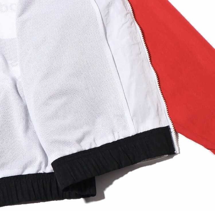 L 新品正規品 NIKE SWOOSH WOVEN JACKET ビッグスウッシュ スウォッシュ フーディ ウーブンジャケット ナイロン　 DD1089-657 赤_画像9