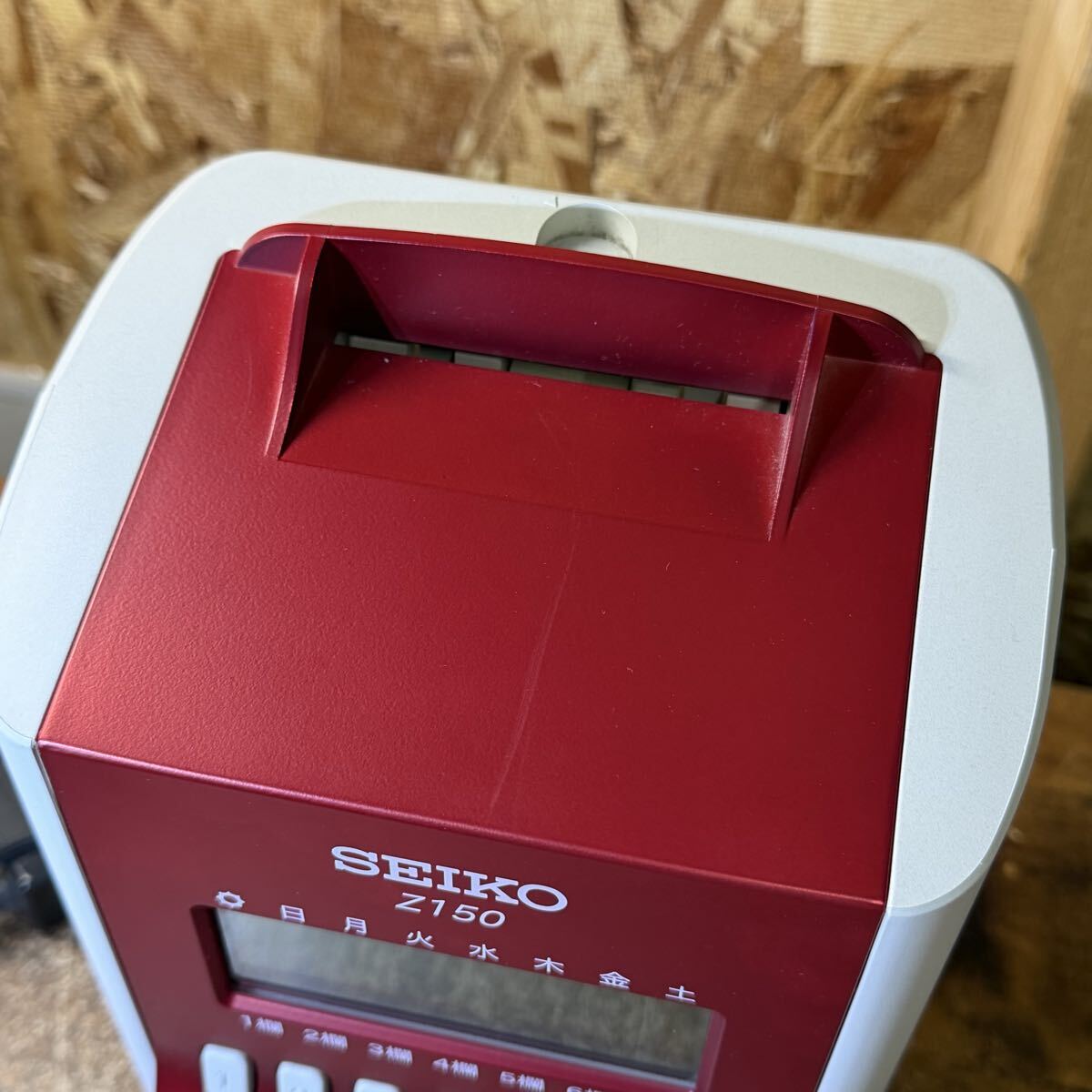SEIKO セイコー Z150 タイムレコーダー 勤怠管理 タイムカード 店舗用品 事務用品 稼動品 中古品_画像2