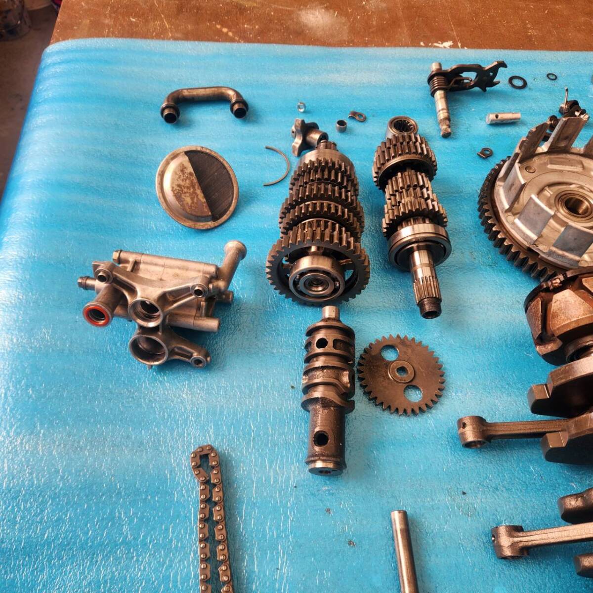 HONDA CBX550 кривошип трансмиссия прочее 