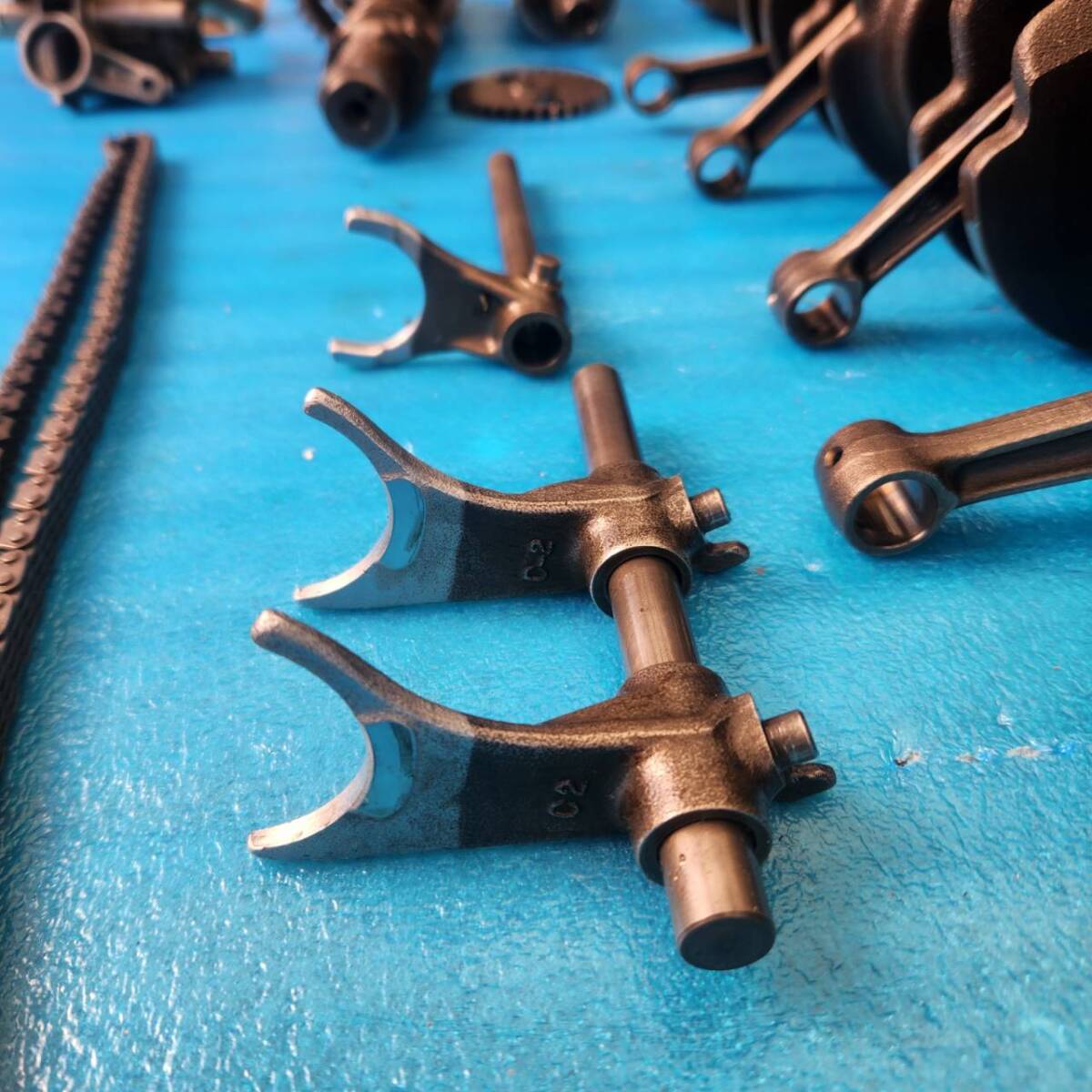 HONDA CBX550 кривошип трансмиссия прочее 