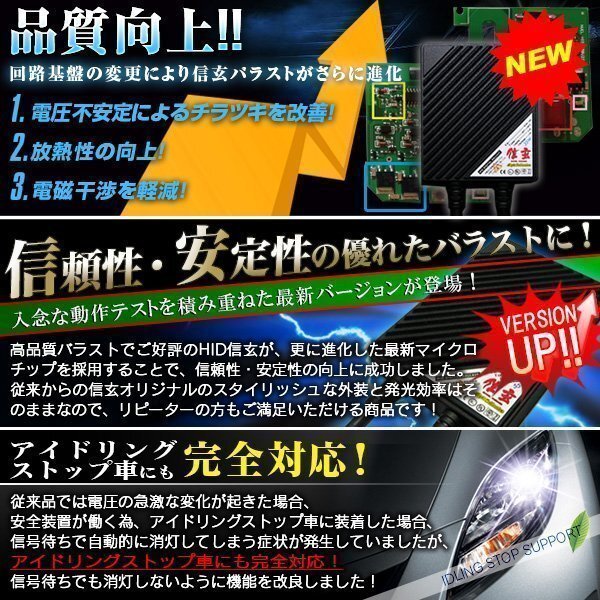 新品 HID Model 信玄 H8 12000K 55W 信頼のブランド 安心の1年保証 即納可_画像4