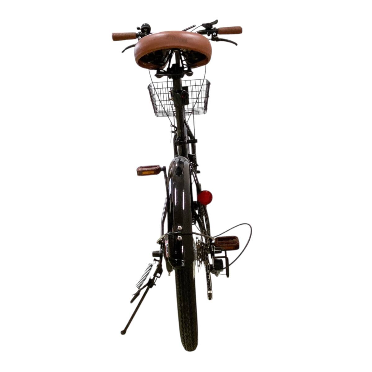 【東京都大田区引取限定】折りたたみ自転車 Three Stone P-008N ブラック_画像4