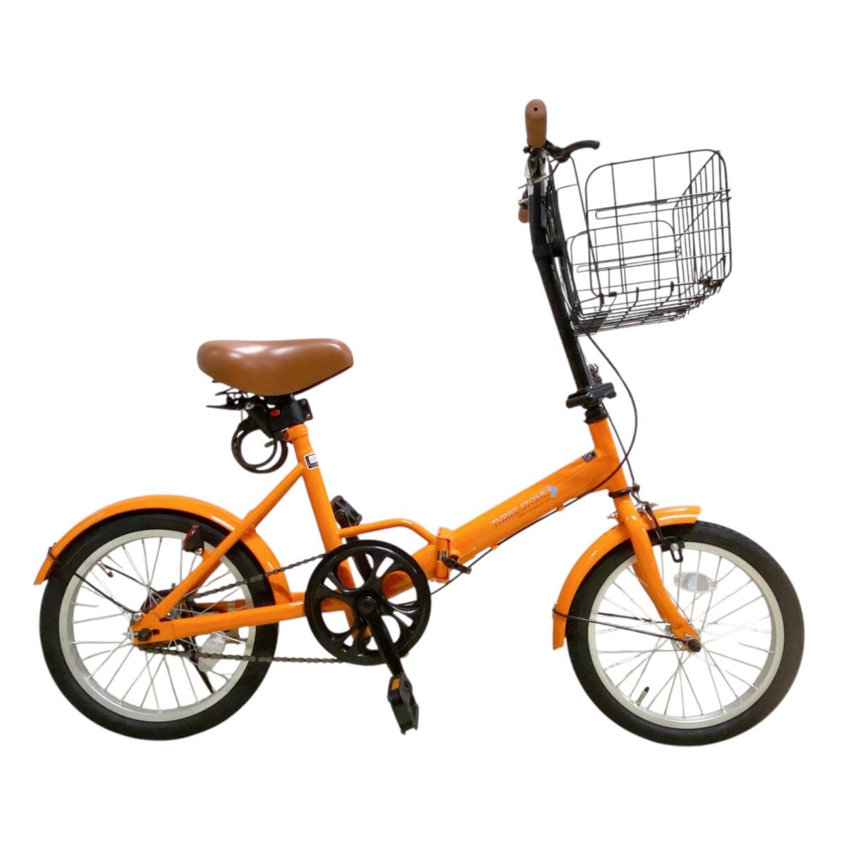 【東京都大田区引取限定】折りたたみ自転車 Aijyu Cycle EB-16 オレンジ_画像3