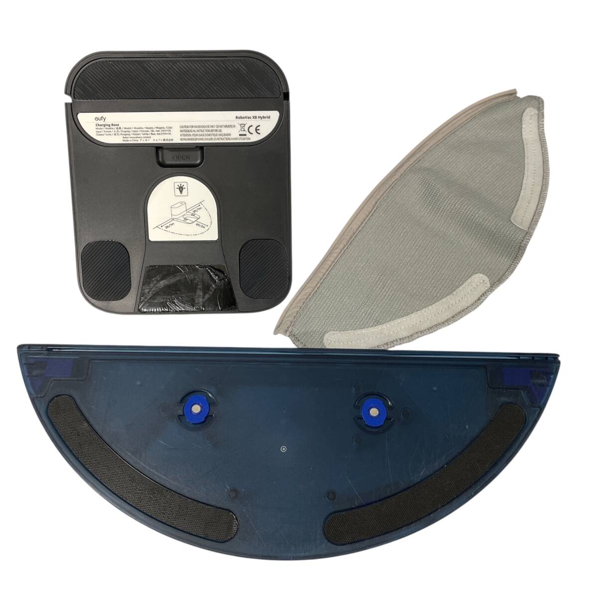 1113A Anker Eufy RoboVac X8 Hybrid ブラック 世界初デュアルタービン搭載 強力吸引 お掃除ロボット 生活家電_画像7