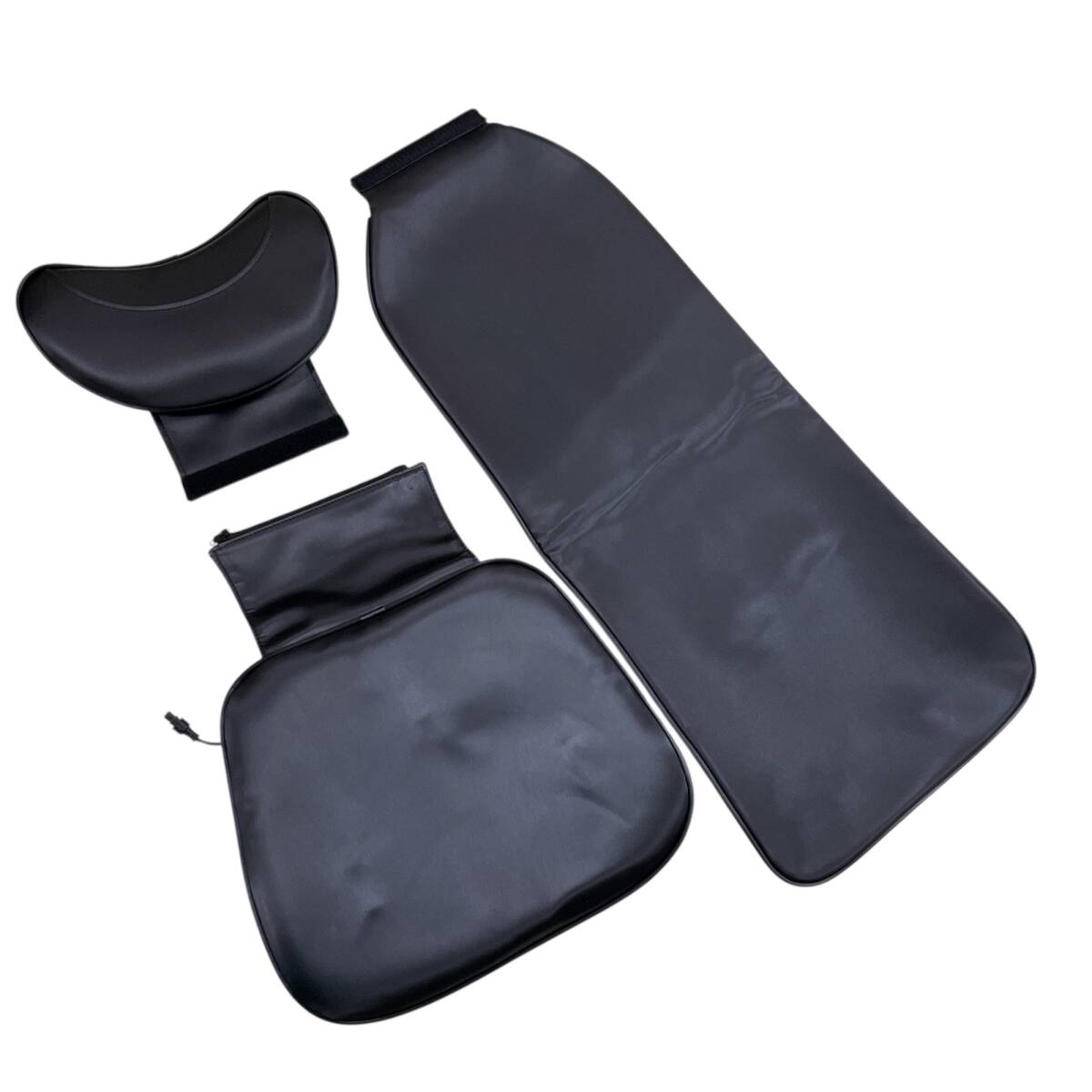 1114A ドリームファクトリー ドクターエア 3Dマッサージシート プレミアム MS-002 シートマッサッジャー 軽量 コンパクト ブラック_画像4