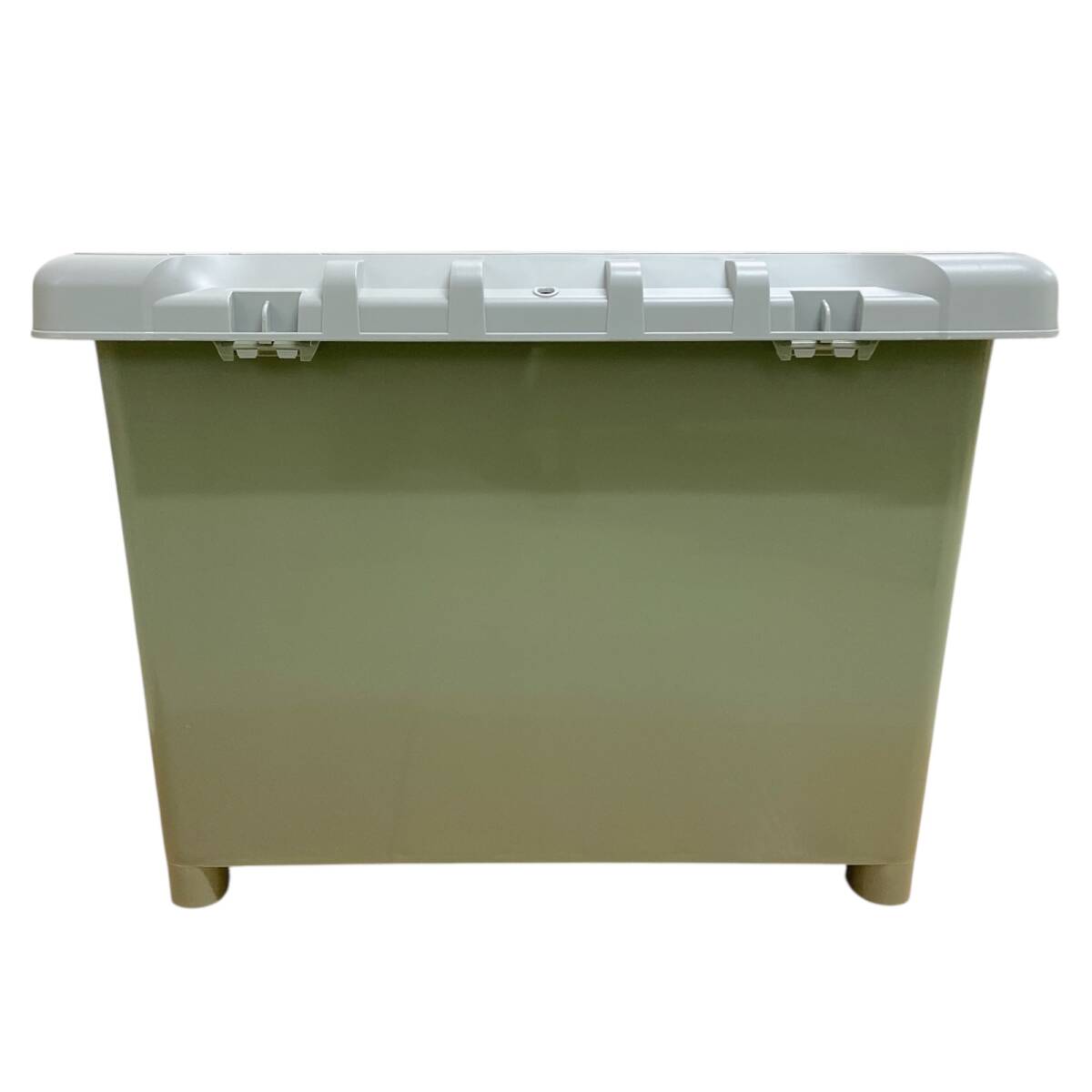 mybest_4666 宅配ボックス ニトリ 積み重ねできる宅配ボックス 70L カーキ_画像3