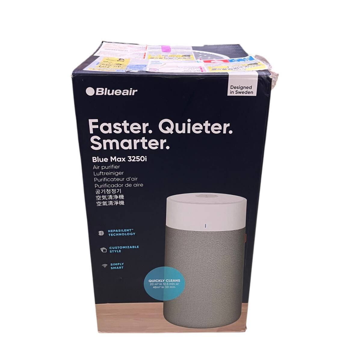 mybest_5222 очиститель воздуха голубой подушка безопасности lue Max 3250i BLUEAIR