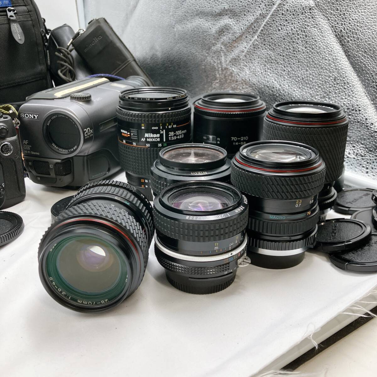 RG15[ Junk ]Nikon*Canon*SONY др. камера продажа комплектом однообъективный зеркальный / линзы / компакт-камера / видео камера и т.п. retro камера б/у 