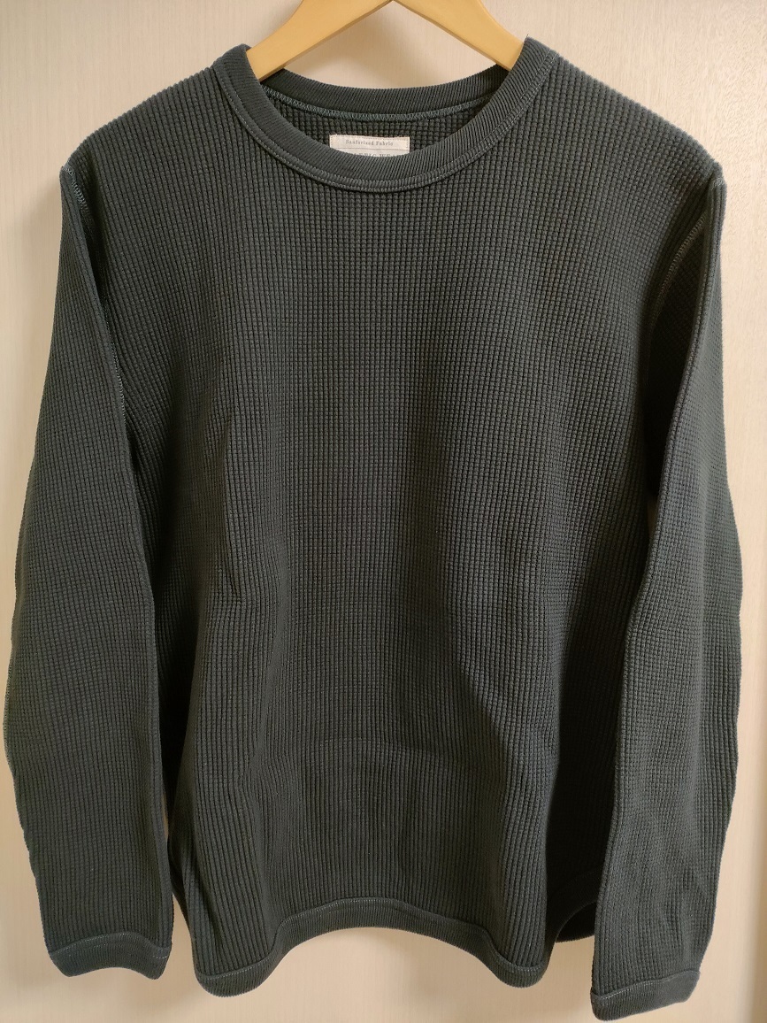 FULLCOUNT Fullcount вафля термический футболка с длинным рукавом 5964 черный 