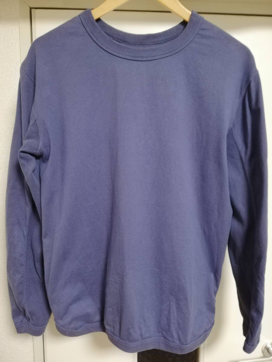 [ "надеты" 2 раз ] FULLCOUNT Fullcount Flat si-m. vi вес футболка с длинным рукавом 5222L