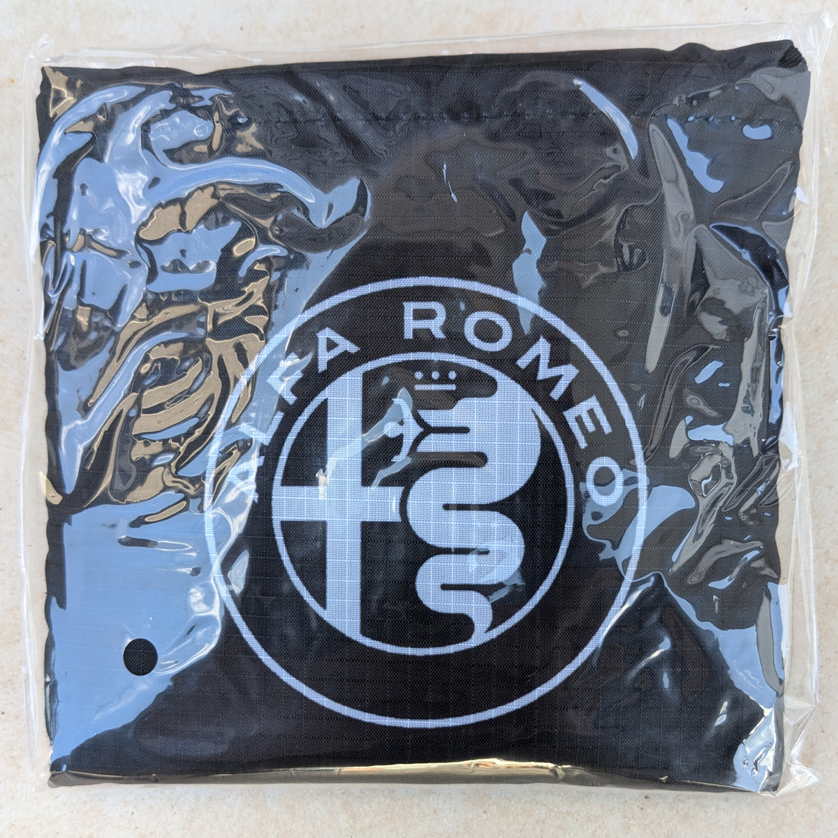 Alfa Romeo　 オリジナルエコバッグ 　黒_画像1