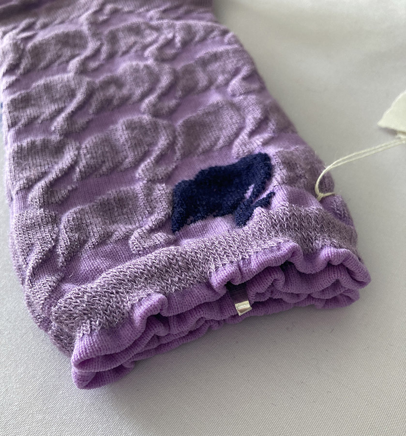 未使用＊ANTIPAST パープル 白鳥 ソックス_画像7