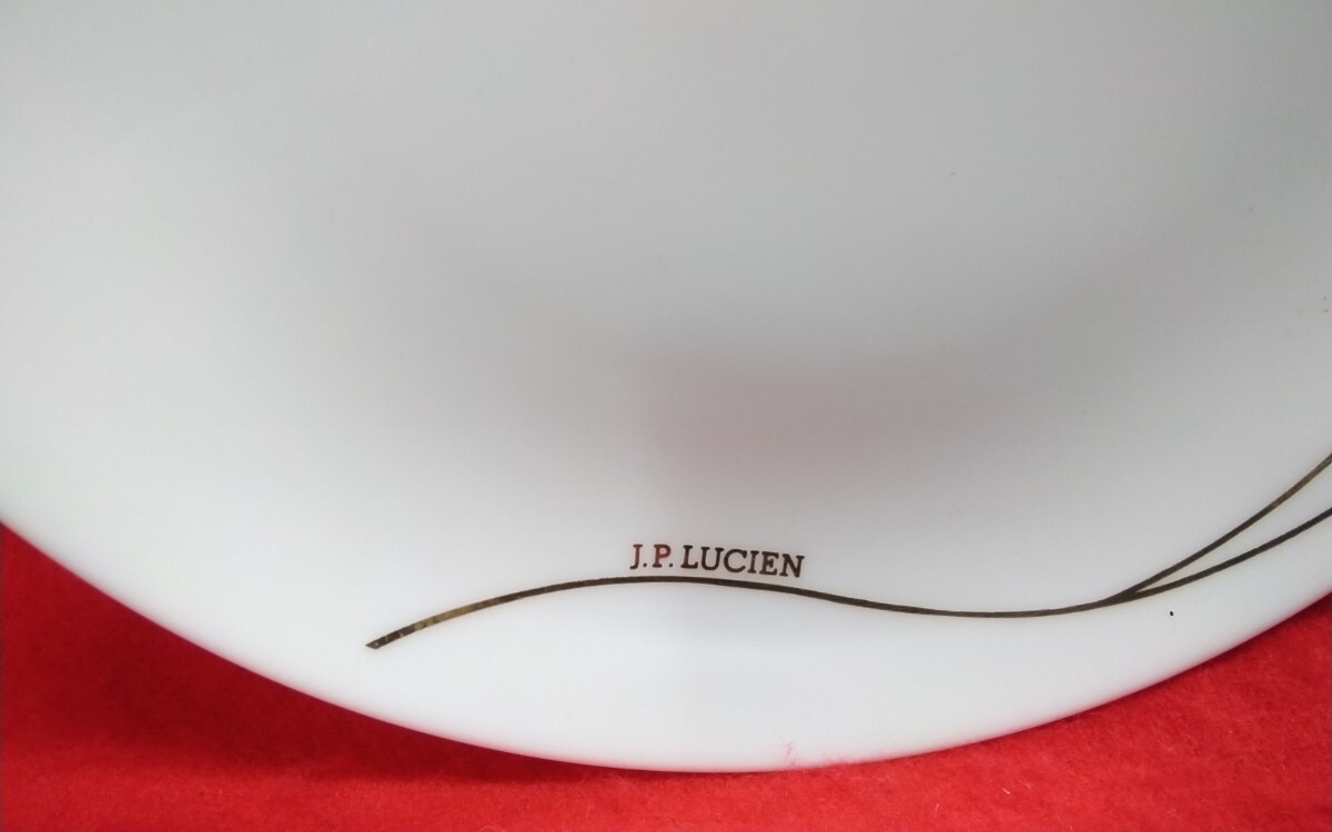 g_t Q364 アンティーク GIVENCHY ジバンシィ 陶器製の洋食器 カップ&ソーサー(2客)+ケーキ皿(2枚) 中古品_画像6