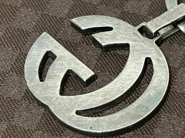 GUCCI　グッチ　キーリング　SV925　シルバー　GG　ブランド小物　キーホルダー　現状_画像7