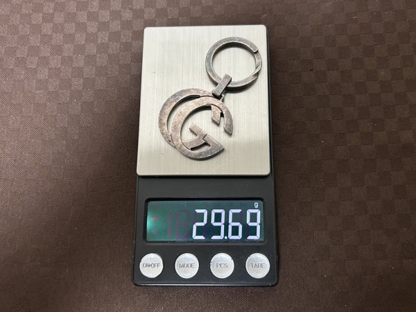 GUCCI　グッチ　キーリング　SV925　シルバー　GG　ブランド小物　キーホルダー　現状_画像8