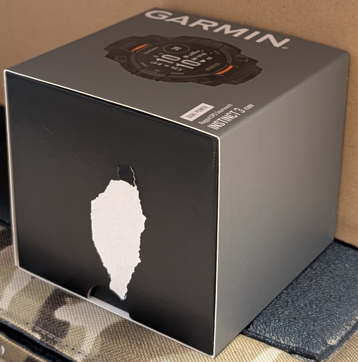 GARMIN Instinct3 Dual Power 45mm のぞき見防止フィルター付き_画像9