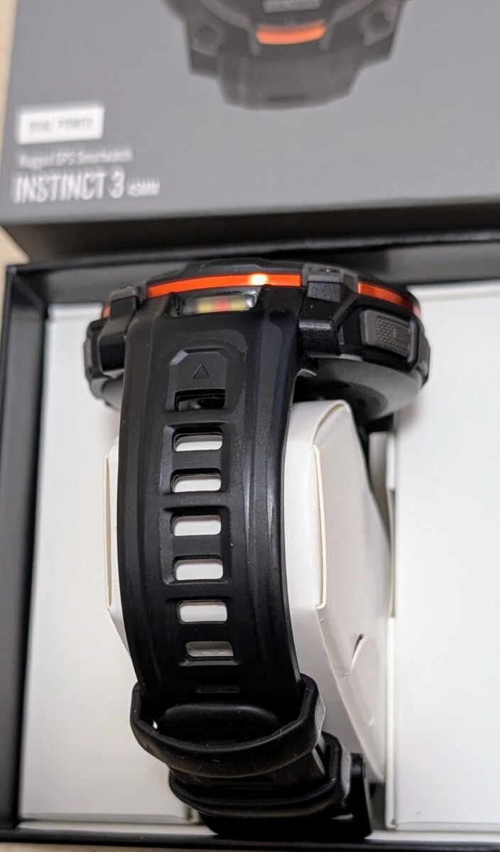 GARMIN Instinct3 Dual Power 45mm のぞき見防止フィルター付き_画像7