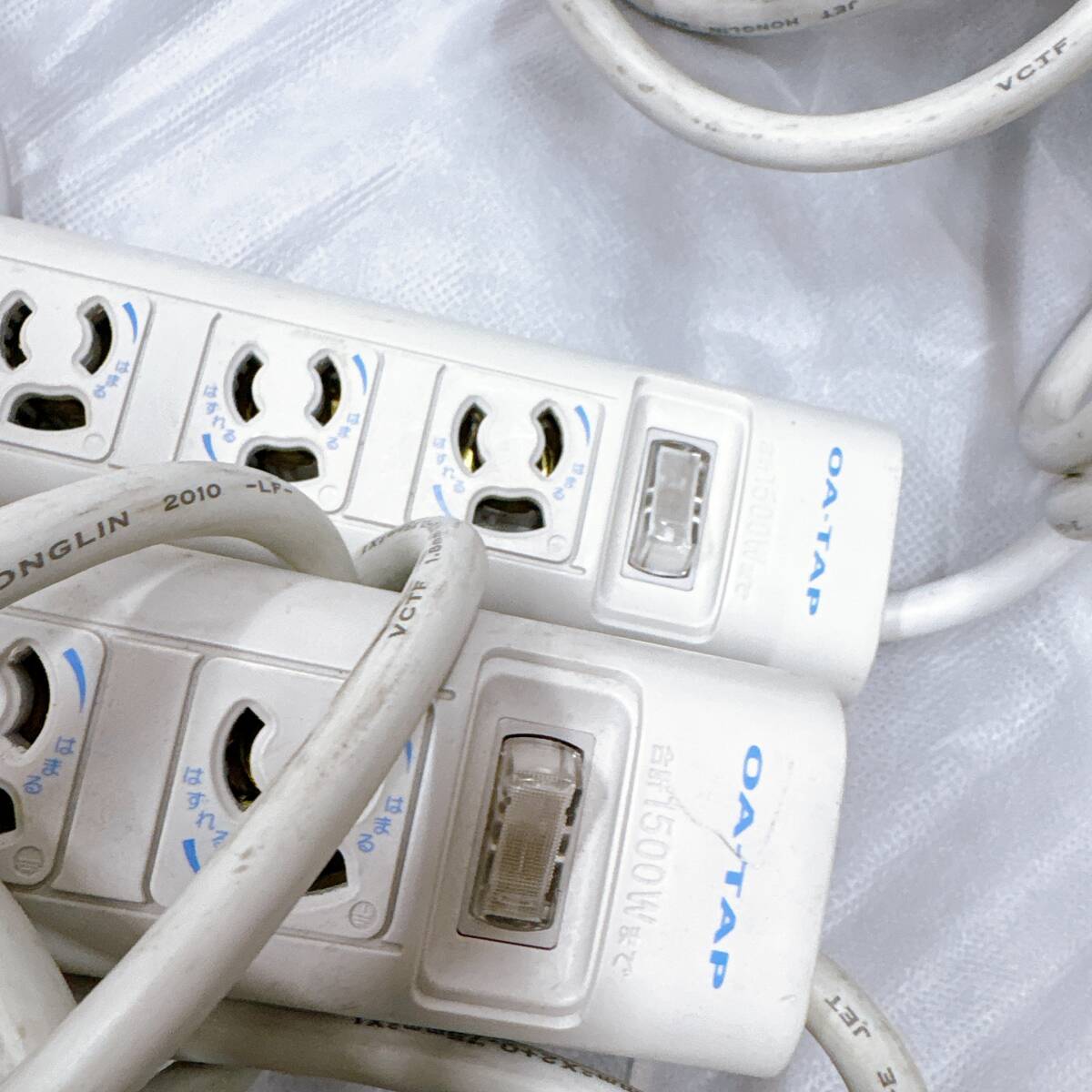 【03】OA-TAP/Surgio/National 電源タップ 電源コード 延長コード 5点セット 中古品_画像5