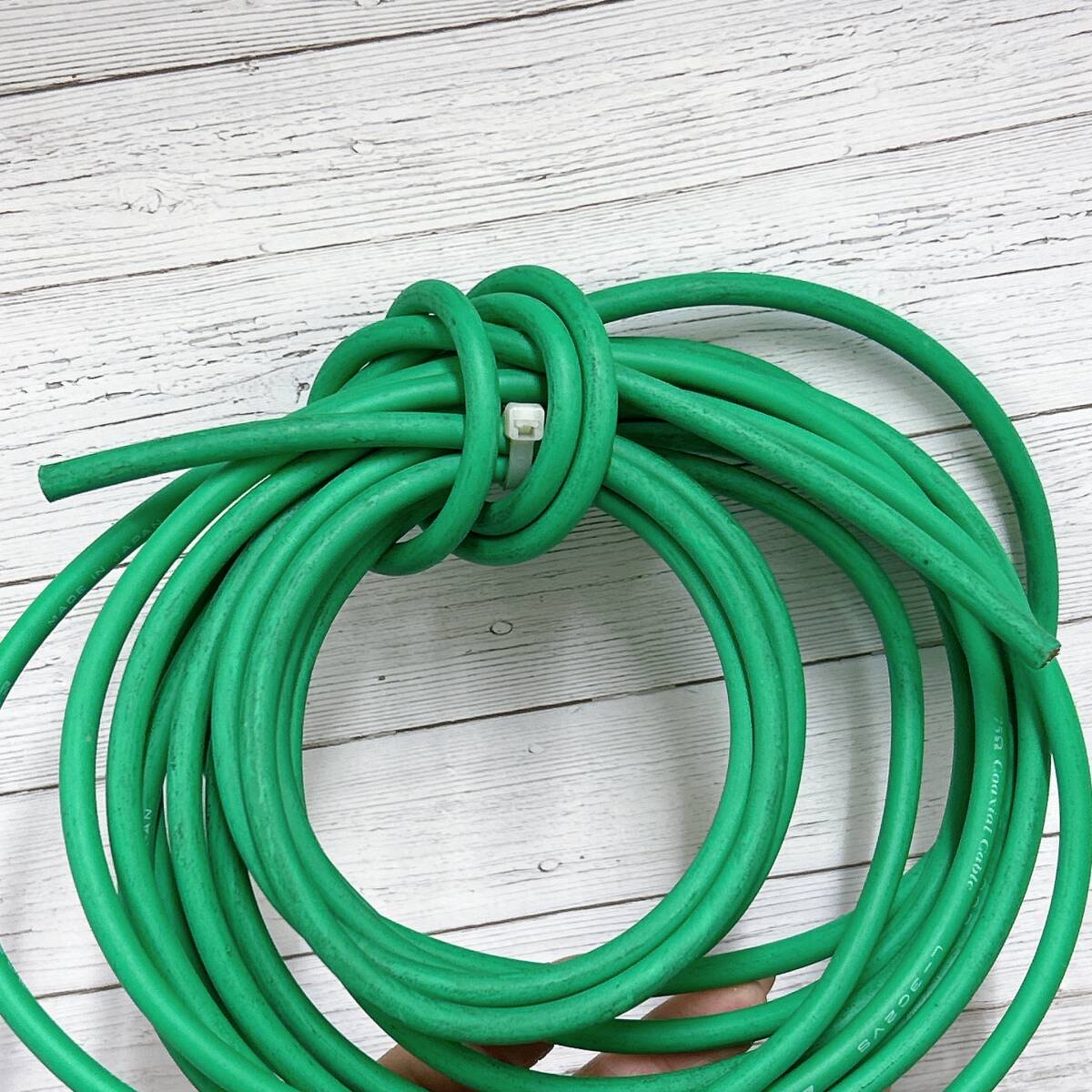 【01】CANARE/FUJILURA グリーン 汚れ有ケーブルまとめ 中古品_画像3