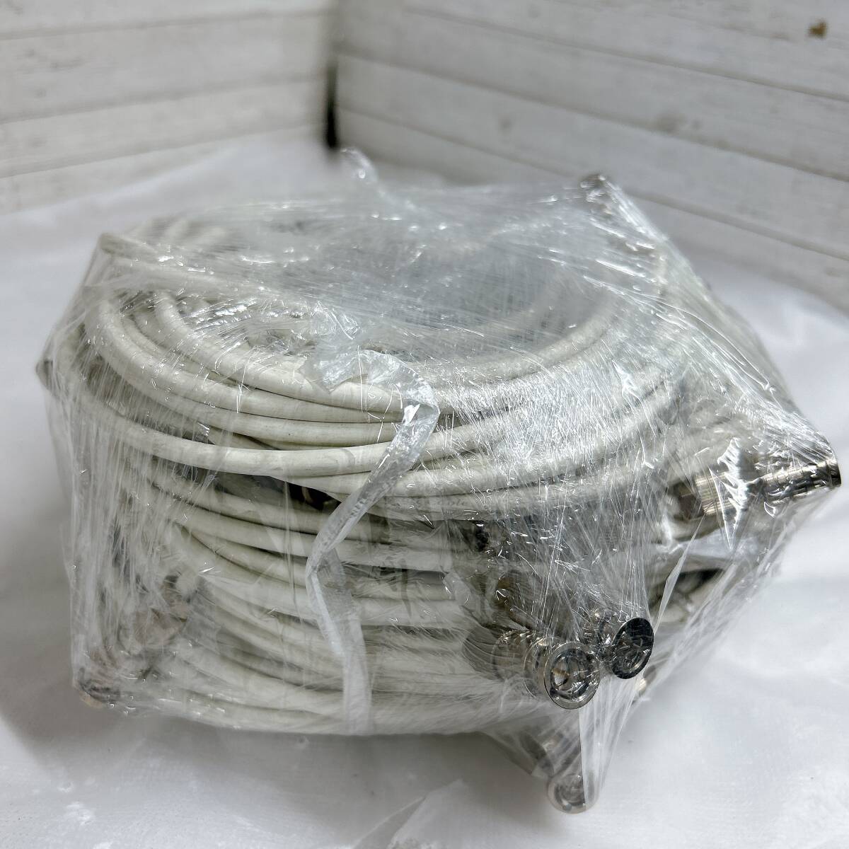 【01】CANARE ①汚れ有ホワイトカラーケーブルまとめ 中古品_画像2