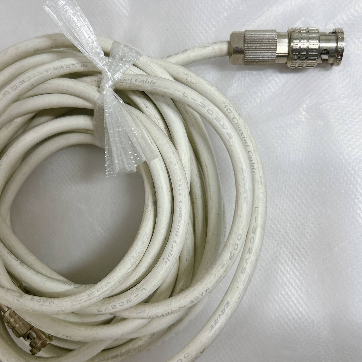 【01】CANARE ②汚れ有ホワイトカラーケーブルまとめ 中古品_画像5