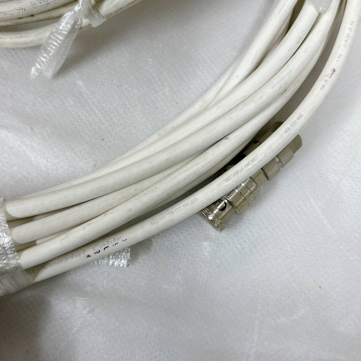 【01】CANARE ②汚れ有ホワイトカラーケーブルまとめ 中古品_画像6