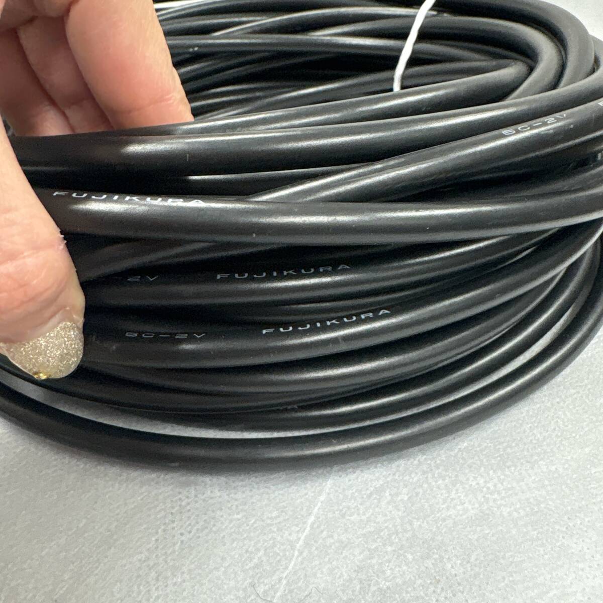 【04】5C-2V FUJIKURA 16m ケーブル　中古品_画像5