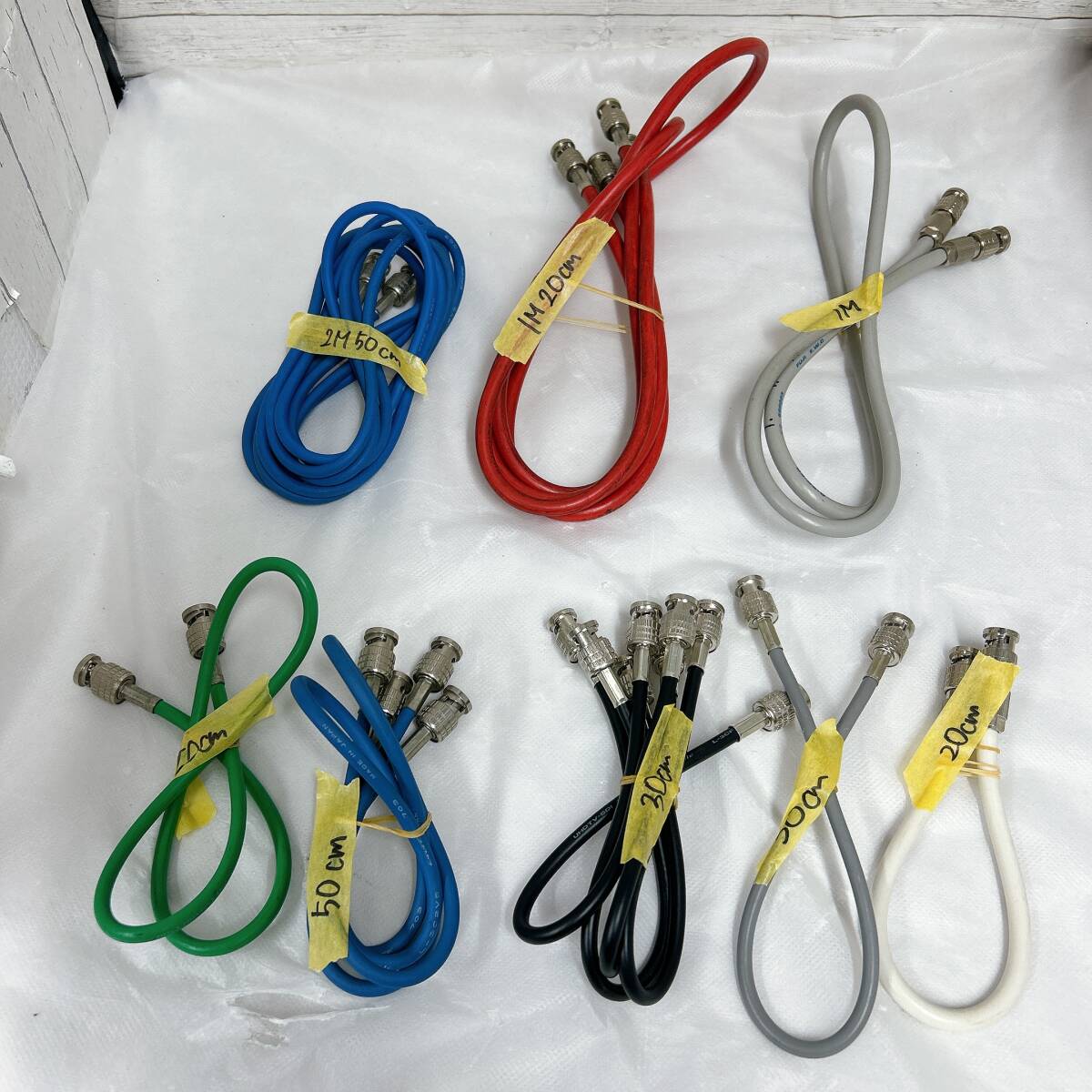 【01】CANARE/FUJILURA 短めケーブルまとめ 中古品_画像1