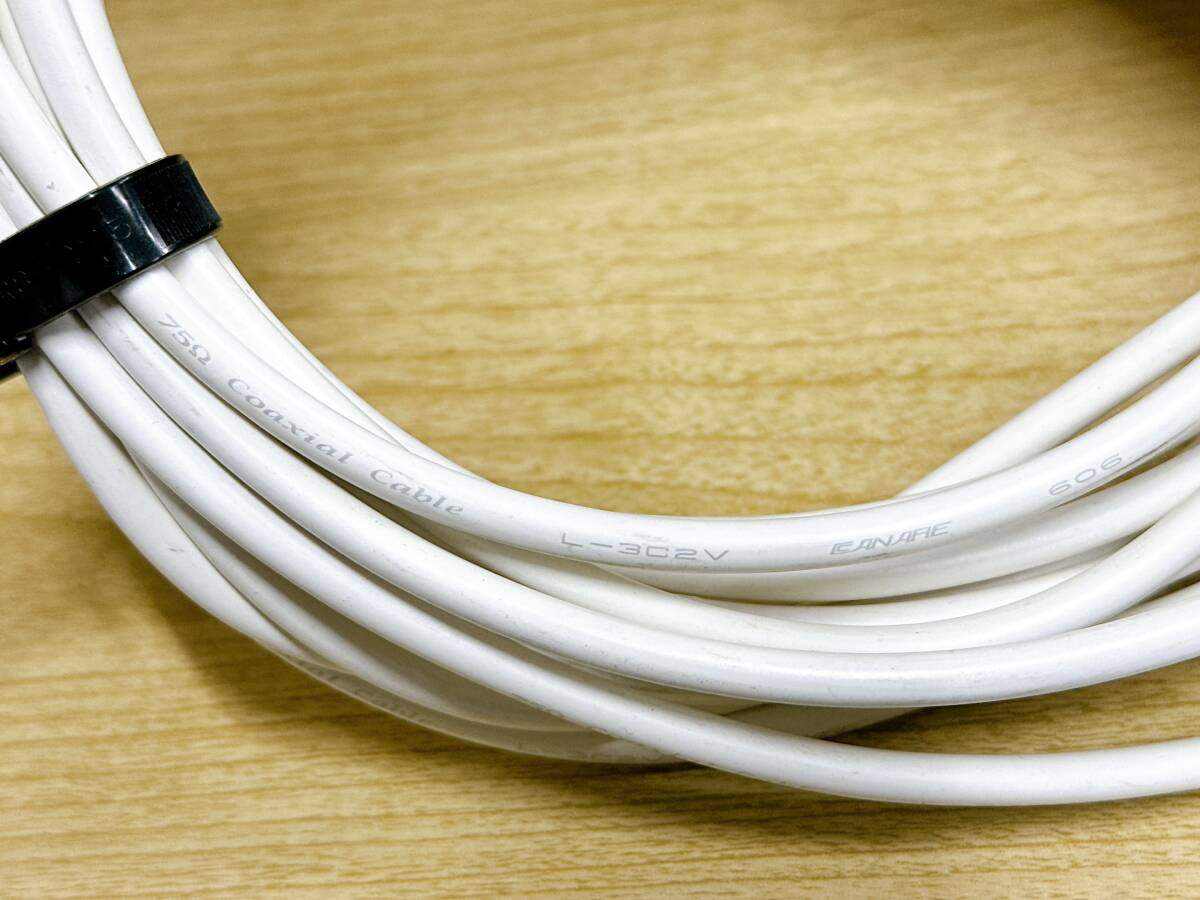 【05】 L-3C2V CANARE Coaxial Cable 75Ω 7M 606 カナレ ケーブル 送料600円_画像7