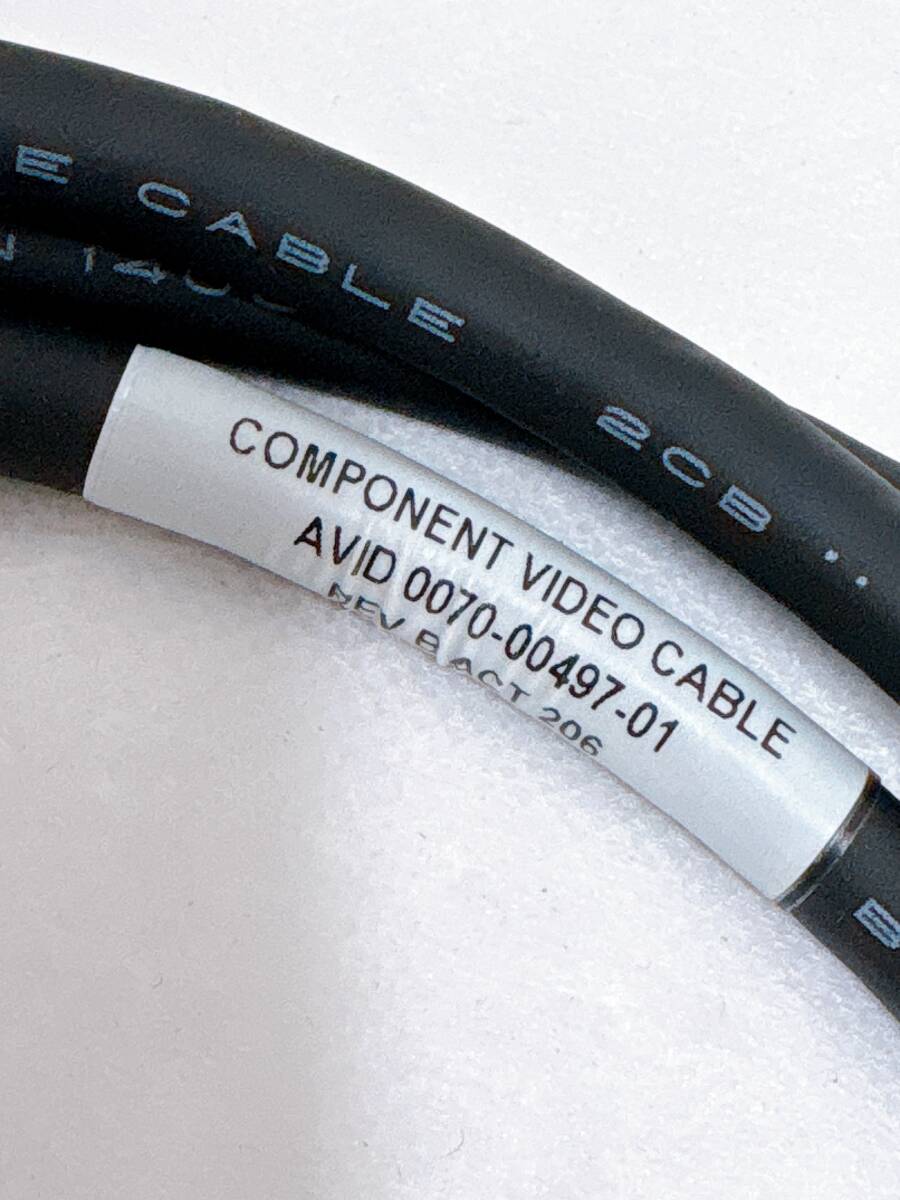 【03】① AVID COMPONENT VIDEO CABLE ケーブル 未使用 送料600円_画像2