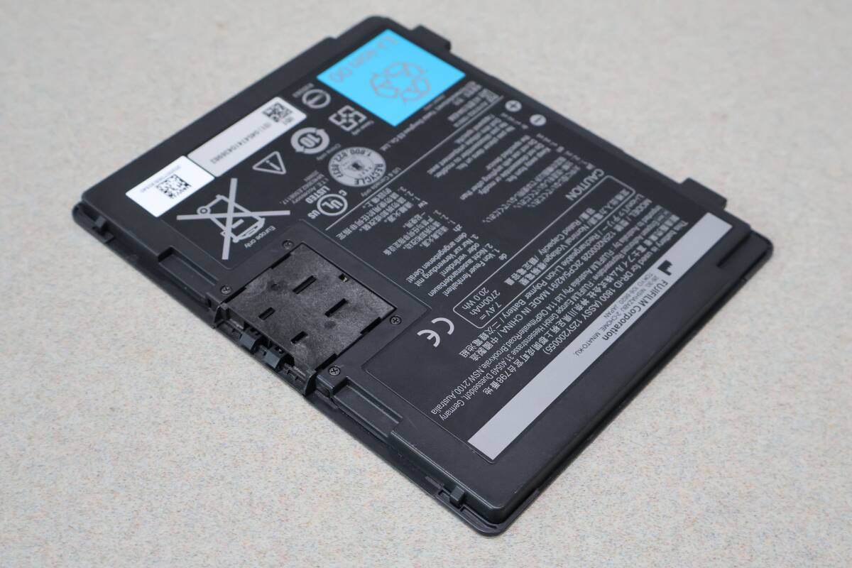 G8032 (1) P 【動作品】FUJIFILM DR-ID 1800 用バッテリー 125N200028 7.4V 2700mAh 20.0Wh リチウムポリマー 中古品_画像6