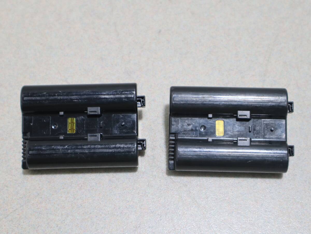 N3807 & 【2個セット】 Nikon EN-EL4a 11.1V-2500mAh バッテリーパック 純正品_画像2