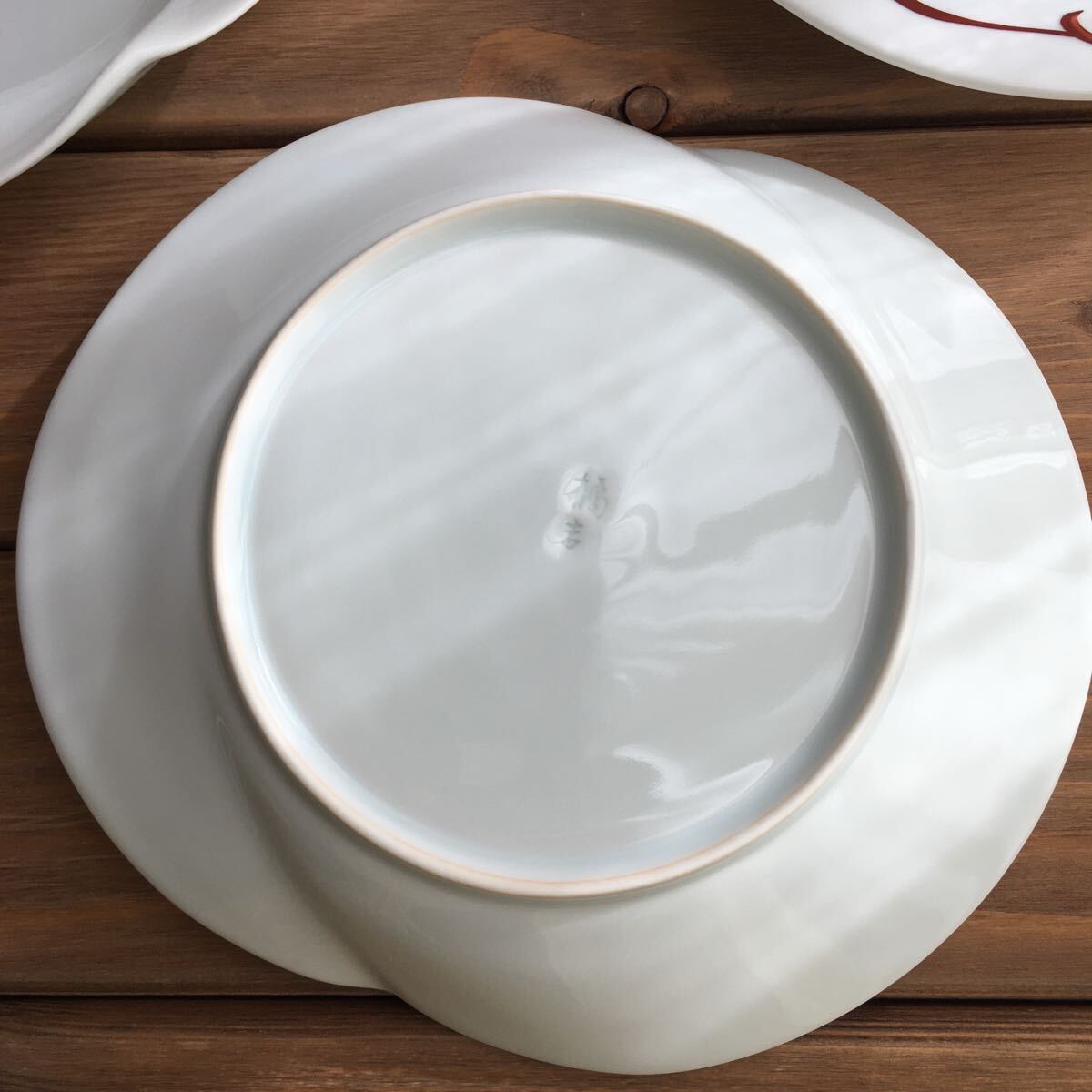 橘吉たち吉 赤絵花中皿5枚セット 銘々皿天ぷらお刺身皿おもてなしお正月◆送料込み◆即配送◆_画像4