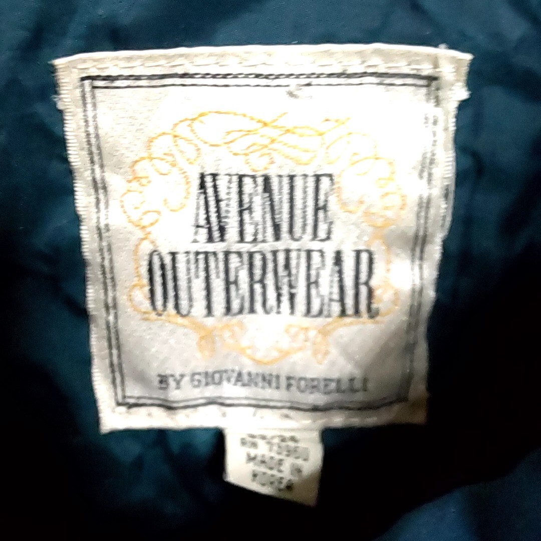 L2 AVENUE OUTERWEAR 緑色 22/24 中綿 フィールド ジャケット ミリタリー アウター ビンテージ アメリカ USA 古着 80s 90s レディース_画像3